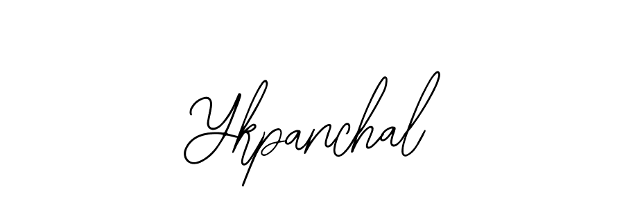 Design your own signature with our free online signature maker. With this signature software, you can create a handwritten (Bearetta-2O07w) signature for name Ykpanchal. Ykpanchal signature style 12 images and pictures png