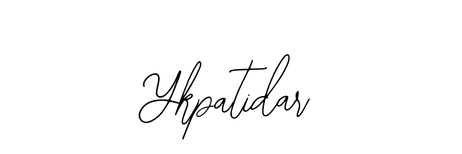 Design your own signature with our free online signature maker. With this signature software, you can create a handwritten (Bearetta-2O07w) signature for name Ykpatidar. Ykpatidar signature style 12 images and pictures png