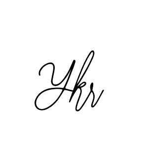 Ykr stylish signature style. Best Handwritten Sign (Bearetta-2O07w) for my name. Handwritten Signature Collection Ideas for my name Ykr. Ykr signature style 12 images and pictures png