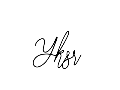 How to make Yksr signature? Bearetta-2O07w is a professional autograph style. Create handwritten signature for Yksr name. Yksr signature style 12 images and pictures png