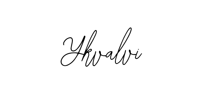 How to make Ykvalvi name signature. Use Bearetta-2O07w style for creating short signs online. This is the latest handwritten sign. Ykvalvi signature style 12 images and pictures png