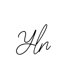 Bearetta-2O07w is a professional signature style that is perfect for those who want to add a touch of class to their signature. It is also a great choice for those who want to make their signature more unique. Get Yln name to fancy signature for free. Yln signature style 12 images and pictures png