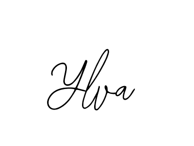 You should practise on your own different ways (Bearetta-2O07w) to write your name (Ylva) in signature. don't let someone else do it for you. Ylva signature style 12 images and pictures png
