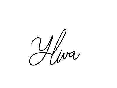 How to Draw Ylwa signature style? Bearetta-2O07w is a latest design signature styles for name Ylwa. Ylwa signature style 12 images and pictures png