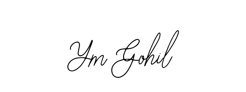 Also we have Ym Gohil name is the best signature style. Create professional handwritten signature collection using Bearetta-2O07w autograph style. Ym Gohil signature style 12 images and pictures png