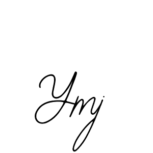 How to make Ymj name signature. Use Bearetta-2O07w style for creating short signs online. This is the latest handwritten sign. Ymj signature style 12 images and pictures png
