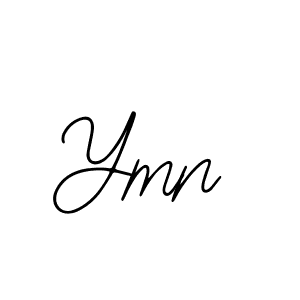 Use a signature maker to create a handwritten signature online. With this signature software, you can design (Bearetta-2O07w) your own signature for name Ymn. Ymn signature style 12 images and pictures png