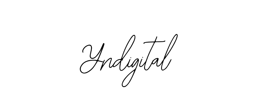 Use a signature maker to create a handwritten signature online. With this signature software, you can design (Bearetta-2O07w) your own signature for name Yndigital. Yndigital signature style 12 images and pictures png