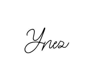 How to make Ynez name signature. Use Bearetta-2O07w style for creating short signs online. This is the latest handwritten sign. Ynez signature style 12 images and pictures png