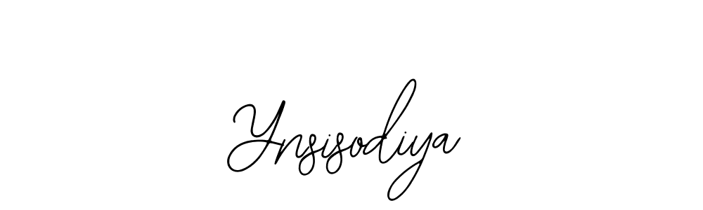 Design your own signature with our free online signature maker. With this signature software, you can create a handwritten (Bearetta-2O07w) signature for name Ynsisodiya. Ynsisodiya signature style 12 images and pictures png