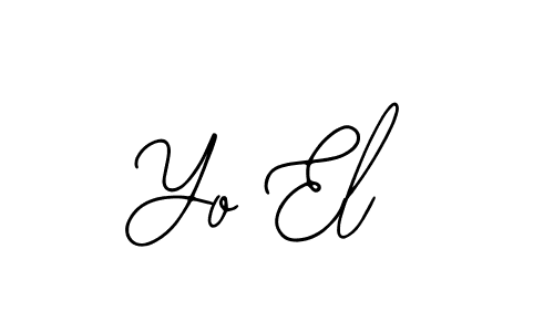 Design your own signature with our free online signature maker. With this signature software, you can create a handwritten (Bearetta-2O07w) signature for name Yo El. Yo El signature style 12 images and pictures png