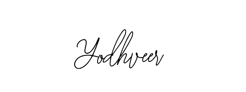 Bearetta-2O07w is a professional signature style that is perfect for those who want to add a touch of class to their signature. It is also a great choice for those who want to make their signature more unique. Get Yodhveer name to fancy signature for free. Yodhveer signature style 12 images and pictures png