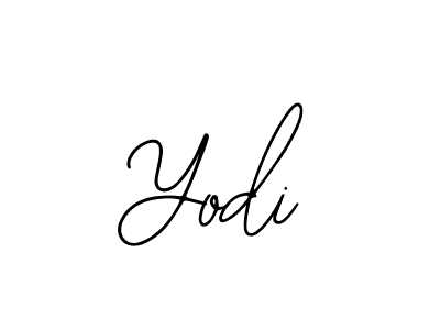 Yodi stylish signature style. Best Handwritten Sign (Bearetta-2O07w) for my name. Handwritten Signature Collection Ideas for my name Yodi. Yodi signature style 12 images and pictures png