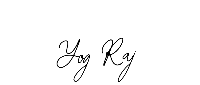 Also You can easily find your signature by using the search form. We will create Yog Raj name handwritten signature images for you free of cost using Bearetta-2O07w sign style. Yog Raj signature style 12 images and pictures png