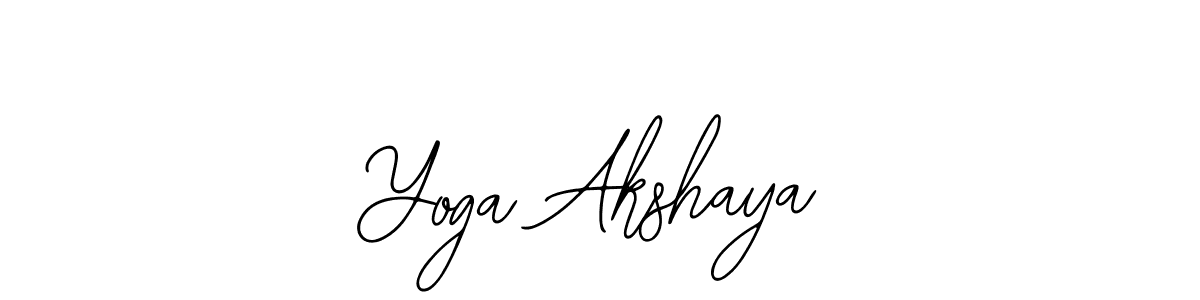 Design your own signature with our free online signature maker. With this signature software, you can create a handwritten (Bearetta-2O07w) signature for name Yoga Akshaya. Yoga Akshaya signature style 12 images and pictures png