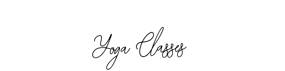 You should practise on your own different ways (Bearetta-2O07w) to write your name (Yoga Classes) in signature. don't let someone else do it for you. Yoga Classes signature style 12 images and pictures png