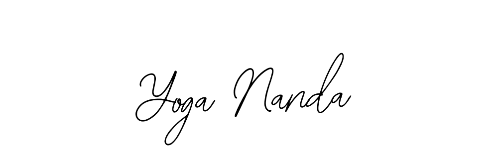 Use a signature maker to create a handwritten signature online. With this signature software, you can design (Bearetta-2O07w) your own signature for name Yoga Nanda. Yoga Nanda signature style 12 images and pictures png