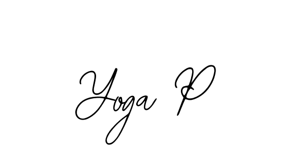 Yoga P stylish signature style. Best Handwritten Sign (Bearetta-2O07w) for my name. Handwritten Signature Collection Ideas for my name Yoga P. Yoga P signature style 12 images and pictures png