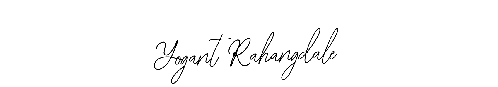 How to make Yogant Rahangdale name signature. Use Bearetta-2O07w style for creating short signs online. This is the latest handwritten sign. Yogant Rahangdale signature style 12 images and pictures png