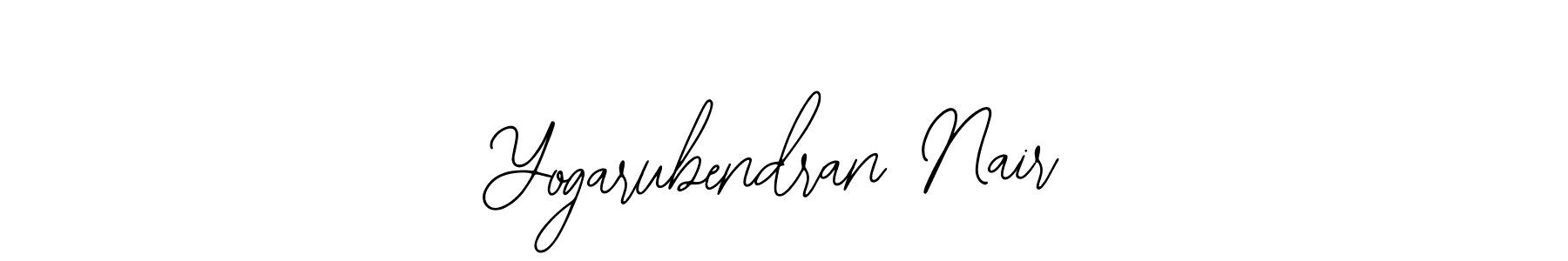 Also we have Yogarubendran Nair name is the best signature style. Create professional handwritten signature collection using Bearetta-2O07w autograph style. Yogarubendran Nair signature style 12 images and pictures png