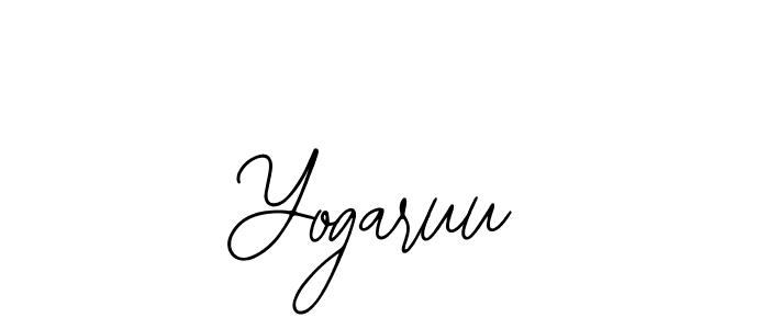 Use a signature maker to create a handwritten signature online. With this signature software, you can design (Bearetta-2O07w) your own signature for name Yogaruu. Yogaruu signature style 12 images and pictures png