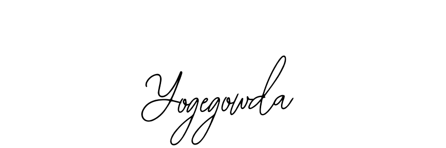 The best way (Bearetta-2O07w) to make a short signature is to pick only two or three words in your name. The name Yogegowda include a total of six letters. For converting this name. Yogegowda signature style 12 images and pictures png
