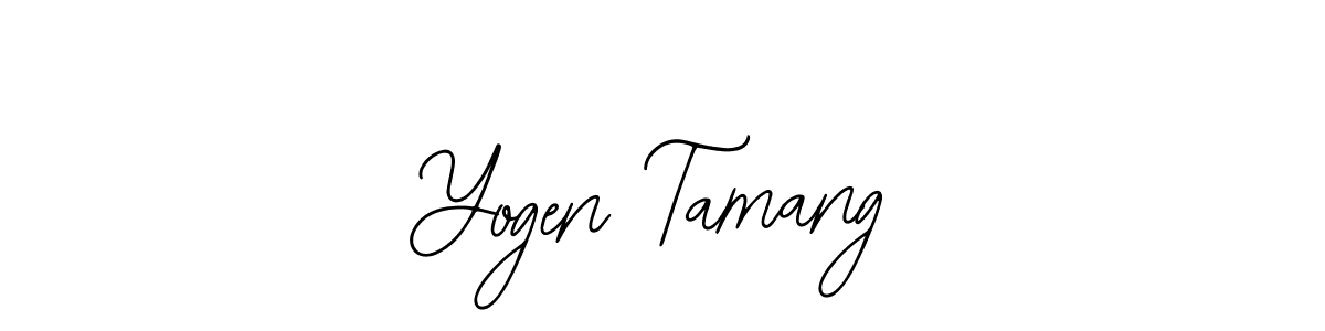 Also You can easily find your signature by using the search form. We will create Yogen Tamang name handwritten signature images for you free of cost using Bearetta-2O07w sign style. Yogen Tamang signature style 12 images and pictures png