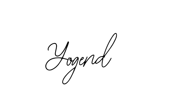 Yogend stylish signature style. Best Handwritten Sign (Bearetta-2O07w) for my name. Handwritten Signature Collection Ideas for my name Yogend. Yogend signature style 12 images and pictures png