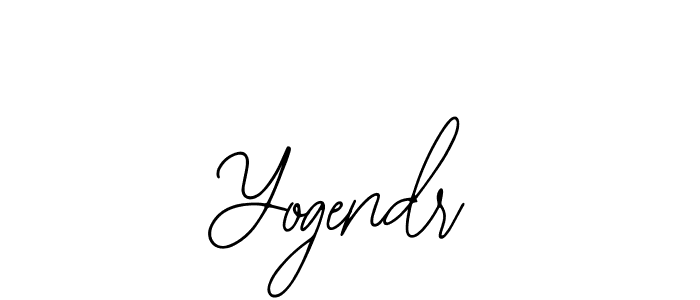 Design your own signature with our free online signature maker. With this signature software, you can create a handwritten (Bearetta-2O07w) signature for name Yogendr. Yogendr signature style 12 images and pictures png