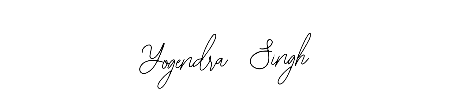 How to make Yogendra  Singh signature? Bearetta-2O07w is a professional autograph style. Create handwritten signature for Yogendra  Singh name. Yogendra  Singh signature style 12 images and pictures png
