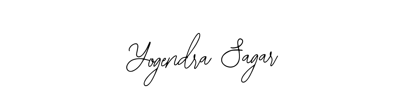 You should practise on your own different ways (Bearetta-2O07w) to write your name (Yogendra Sagar) in signature. don't let someone else do it for you. Yogendra Sagar signature style 12 images and pictures png