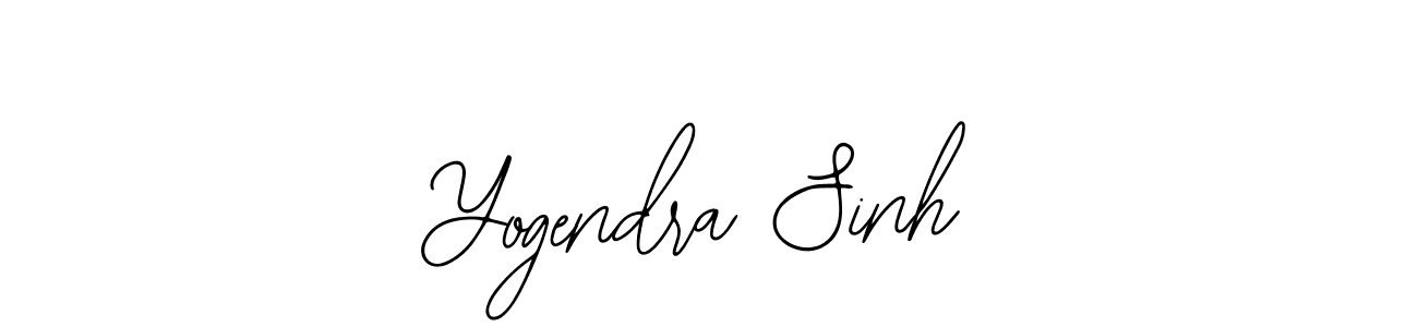 The best way (Bearetta-2O07w) to make a short signature is to pick only two or three words in your name. The name Yogendra Sinh include a total of six letters. For converting this name. Yogendra Sinh signature style 12 images and pictures png