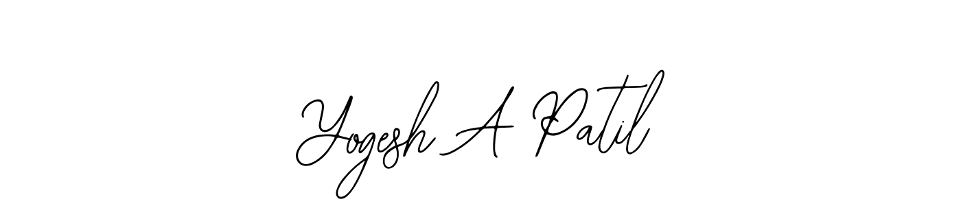 Yogesh A Patil stylish signature style. Best Handwritten Sign (Bearetta-2O07w) for my name. Handwritten Signature Collection Ideas for my name Yogesh A Patil. Yogesh A Patil signature style 12 images and pictures png