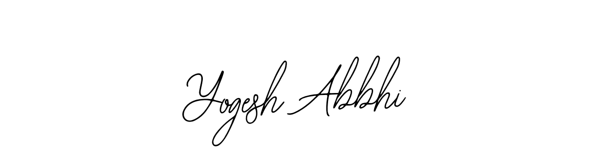 Make a beautiful signature design for name Yogesh Abbhi. Use this online signature maker to create a handwritten signature for free. Yogesh Abbhi signature style 12 images and pictures png