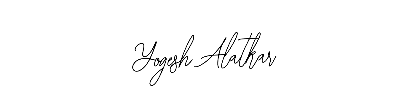 Make a beautiful signature design for name Yogesh Alatkar. With this signature (Bearetta-2O07w) style, you can create a handwritten signature for free. Yogesh Alatkar signature style 12 images and pictures png