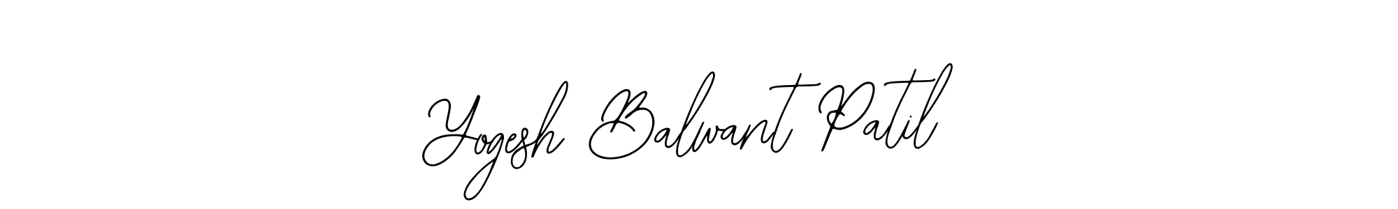 How to Draw Yogesh Balwant Patil signature style? Bearetta-2O07w is a latest design signature styles for name Yogesh Balwant Patil. Yogesh Balwant Patil signature style 12 images and pictures png