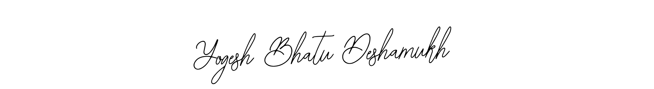 The best way (Bearetta-2O07w) to make a short signature is to pick only two or three words in your name. The name Yogesh Bhatu Deshamukh include a total of six letters. For converting this name. Yogesh Bhatu Deshamukh signature style 12 images and pictures png