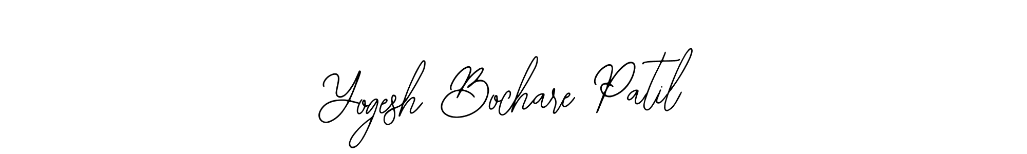 This is the best signature style for the Yogesh Bochare Patil name. Also you like these signature font (Bearetta-2O07w). Mix name signature. Yogesh Bochare Patil signature style 12 images and pictures png