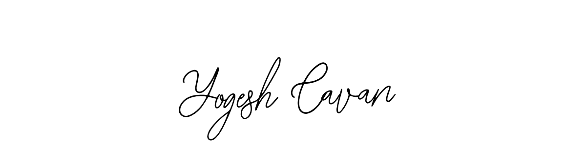 Make a beautiful signature design for name Yogesh Cavan. Use this online signature maker to create a handwritten signature for free. Yogesh Cavan signature style 12 images and pictures png