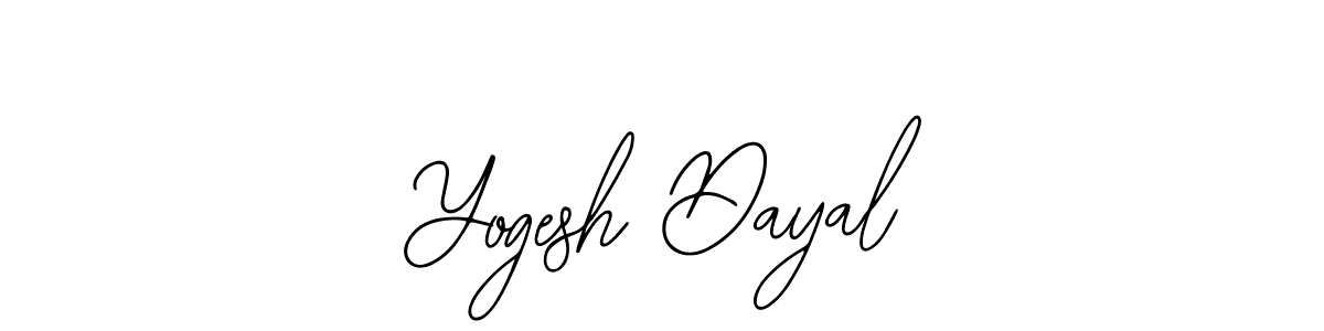 The best way (Bearetta-2O07w) to make a short signature is to pick only two or three words in your name. The name Yogesh Dayal include a total of six letters. For converting this name. Yogesh Dayal signature style 12 images and pictures png
