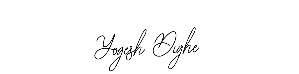 This is the best signature style for the Yogesh Dighe name. Also you like these signature font (Bearetta-2O07w). Mix name signature. Yogesh Dighe signature style 12 images and pictures png