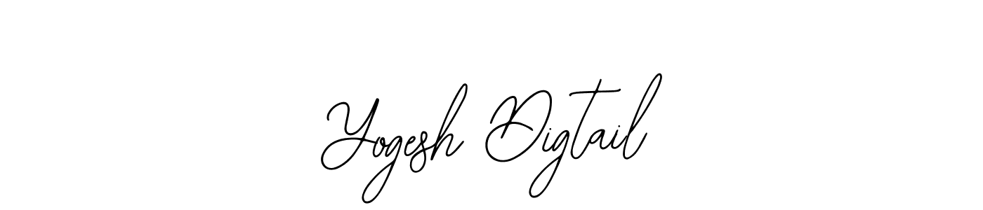 Use a signature maker to create a handwritten signature online. With this signature software, you can design (Bearetta-2O07w) your own signature for name Yogesh Digtail. Yogesh Digtail signature style 12 images and pictures png