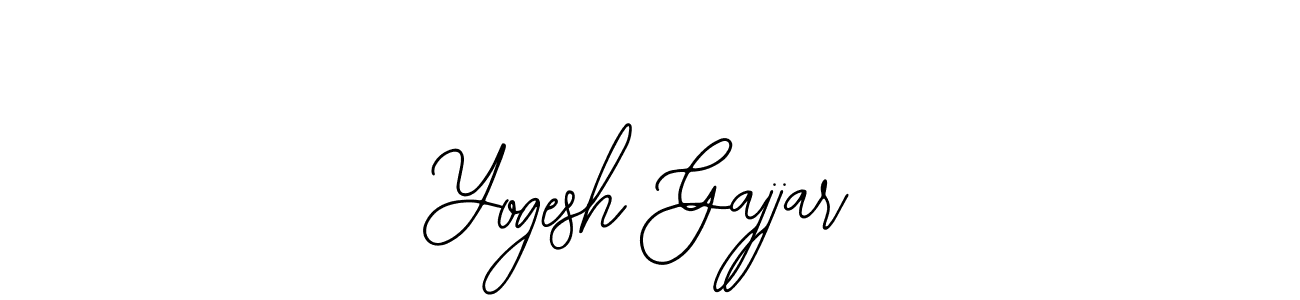 Design your own signature with our free online signature maker. With this signature software, you can create a handwritten (Bearetta-2O07w) signature for name Yogesh Gajjar. Yogesh Gajjar signature style 12 images and pictures png