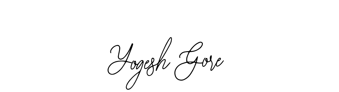 Design your own signature with our free online signature maker. With this signature software, you can create a handwritten (Bearetta-2O07w) signature for name Yogesh Gore. Yogesh Gore signature style 12 images and pictures png