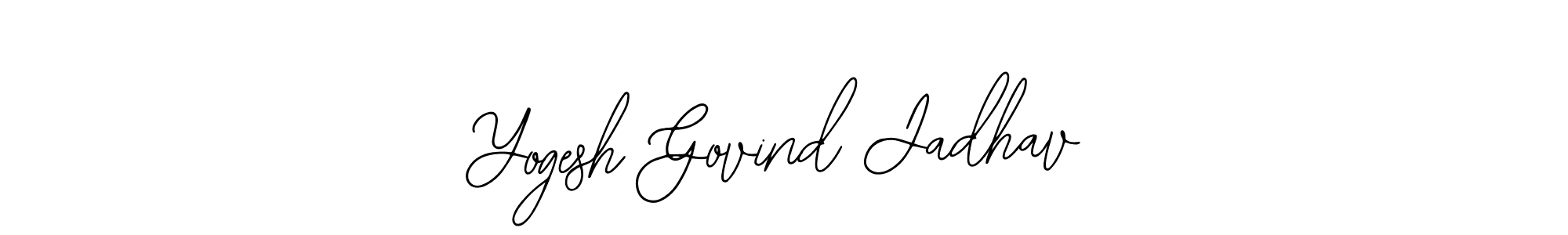 It looks lik you need a new signature style for name Yogesh Govind Jadhav. Design unique handwritten (Bearetta-2O07w) signature with our free signature maker in just a few clicks. Yogesh Govind Jadhav signature style 12 images and pictures png