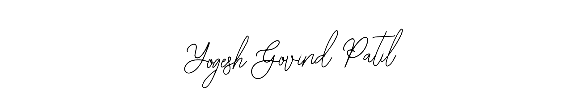 Yogesh Govind Patil stylish signature style. Best Handwritten Sign (Bearetta-2O07w) for my name. Handwritten Signature Collection Ideas for my name Yogesh Govind Patil. Yogesh Govind Patil signature style 12 images and pictures png
