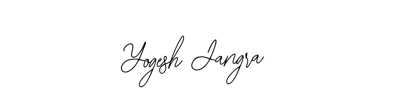 Use a signature maker to create a handwritten signature online. With this signature software, you can design (Bearetta-2O07w) your own signature for name Yogesh Jangra. Yogesh Jangra signature style 12 images and pictures png