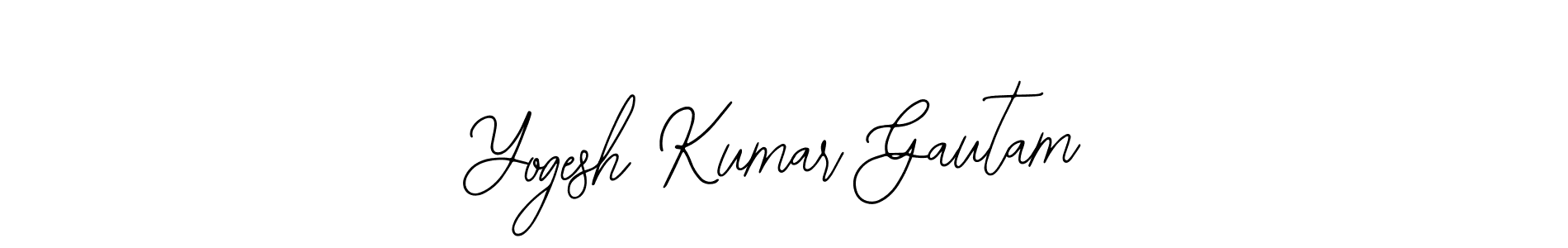 Make a beautiful signature design for name Yogesh Kumar Gautam. Use this online signature maker to create a handwritten signature for free. Yogesh Kumar Gautam signature style 12 images and pictures png