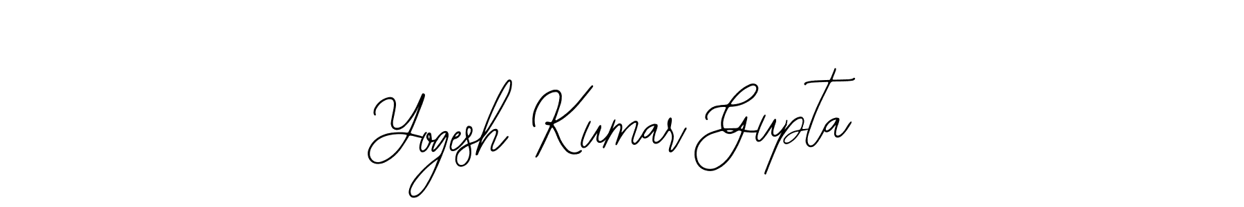 Make a beautiful signature design for name Yogesh Kumar Gupta. Use this online signature maker to create a handwritten signature for free. Yogesh Kumar Gupta signature style 12 images and pictures png