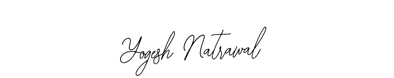 You should practise on your own different ways (Bearetta-2O07w) to write your name (Yogesh Natrawal) in signature. don't let someone else do it for you. Yogesh Natrawal signature style 12 images and pictures png